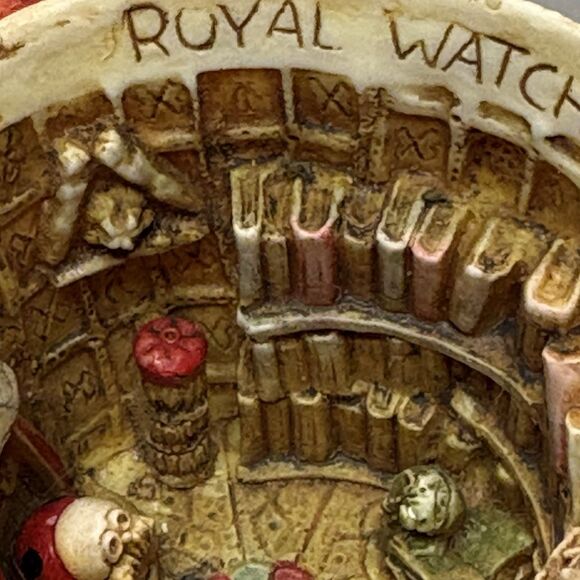 Harmony Garden Mushroom Royal Watch  1998 vintage figurine Lord Byron - Picture 12 of 14